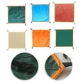 thumbnail image 4 of Tent Tarp Cover Sun Shelter Rainproof Tent Cover WaterproofTent Head Cloth Cover, Beige 56*56cm, 4 of 6