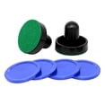 thumbnail image 4 of GARENDE 2xAir Hockey Paddles Accessories 2x Air Hockey Pushers and 4x Air Black Putter, 4 of 9