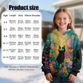 thumbnail image 7 of Pzuqiu Cat Girls Hoodies 12-13 Lightness Soft Fall Winter Clothes Fleece Warm Pullover Hoodie Long Sleeve Sweatshirts Practical Casual Children Fall Coat for Everyday Wear, 7 of 7