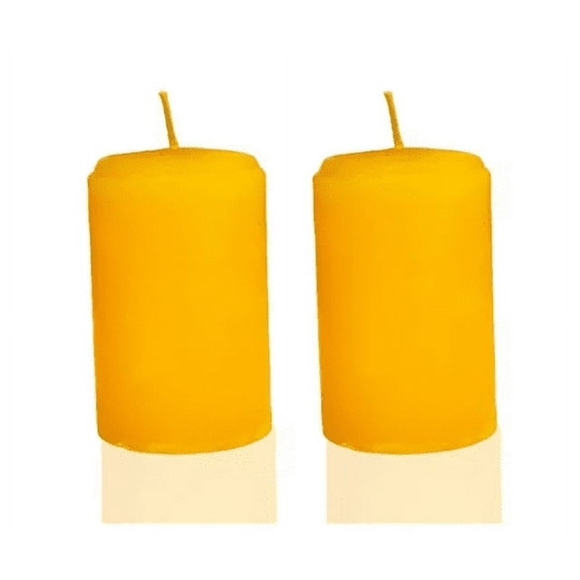 2 Velones Lisos De 1/2 Kg. decorativo