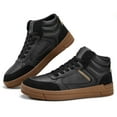 thumbnail image 2 of BOSTEXI Men's Fashion Sneakers High Top Sneakers for Men Lace Up Casual Walking Shoes, 2 of 6