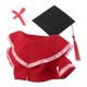 thumbnail image 4 of Graduation Doll Outfit Set with Cap and Gown Plush Stuffed Animal Costume for Parties, Keepsake for Graduates, Easy to Display and Carry for, 4 of 5