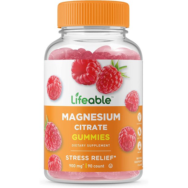 Lifeable Magnesium Citrate 900 mg 90 Gummies