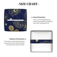 thumbnail image 5 of Kdxio Vintage Golden Butterfly Print Tissue Box Cover,Square Decorative PU Leather Facial Paper Case Organizer Holder Dispenser for Bathroom,Night Stands,Desk,Car 5.2''X5.2''X5.2'', 5 of 8
