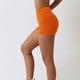 thumbnail image 3 of La cintura alta del entrenamiento del gimnasio del doblez de la yoga de los pantalones cortos apretados de las mujeres pone en cortocircuito los pantalones calientes de elevación de la nalga, 3 of 5