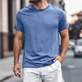 thumbnail image 2 of Gunia Cooling Shirts Mens Workout Gym Shirts Short Sleeved Ice Silk Round Neck Outdoor Casual Breathable Quick Drying Tees For Running Athletic Sport Tops T Shirts For Men Sky Blue 4Xl, 2 of 5