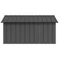 thumbnail image 4 of vidaXL Dog House Outdoor Pet Kennel Puppy Shelter Kennel Galvanized Steel, 4 of 5