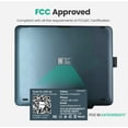 thumbnail image 6 of typecase Keyboard Case for iPad Pro 12.9 (6th/5th/4th/3rd Gen), Trackpad, 11-Color Backlit, 360 Rotatable with Pencil Holder - Pacific Blue, 6 of 10