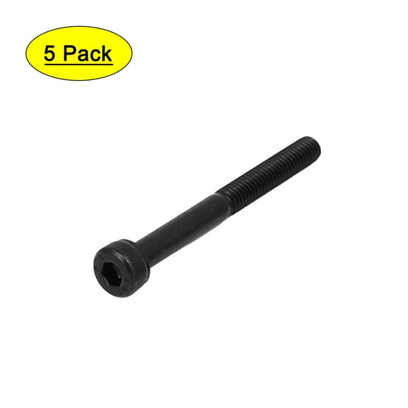 M4 x 40mm Alloy Steel 12.9 Grade Partially Thread Hex Socket Head Cap Screw 5PCS