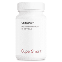 SuperSmart Ubiquinol 200mg per Day (High Absorption) - Patented Keneka CoQ10 Supplement - Active Form of Coenzyme Q10 | Non-GMO & Gluten Free - 60 Softgels