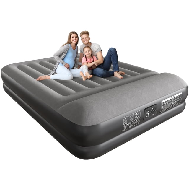 Colchón inflable Ezyrest Queen impermeable con bomba integrada