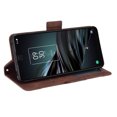 thumbnail image 5 of Case for TCL 20 XE Cover Adjustable Detachable Card Holder Magnetic closure Leather Wallet Case - Brown, 5 of 5