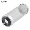 thumbnail image 2 of Flmtop 12/16mm Stainless Steel Fish Tank Aquarium Inlet Protect Shrimp Mesh Filter Net Black, 2 of 9