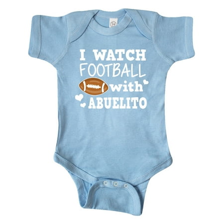 

Inktastic I Watch Football with My Abuelito Gift Baby Boy or Baby Girl Bodysuit