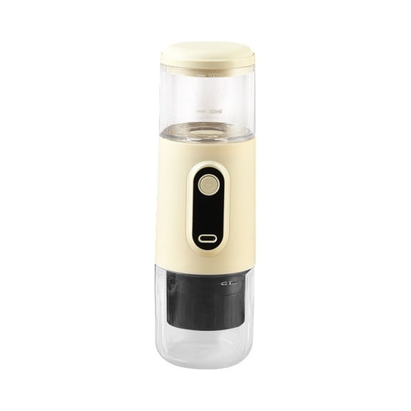 Portable Electric Espresso Machine Plastic Wireless and Rechargeable for Car Home and Outdoor Use for Easy Brewing
