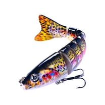 fishing gear, fishing lures fishing baits, Multi Fish 12.8cm False Bait Sea Fishing Sinking , L