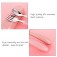 thumbnail image 4 of Kaboer 6PcsToddler Spoons and Forks Set, Stainless Steel Kids Utensils with Portable Travel Case, Silverware and Dishes for Baby Self-Feeding, 4 of 8