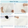 thumbnail image 2 of Dirt Trapper Sticky Mat, 150 Sheets Adhesive Tacky Mats for Cleanrooms, Sticky Mats for Construction to Capture Dirt & Dust, Rectangle Sticky PE Pads for Home Office Laboratory Hospital, 2 of 6