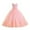 Pink, variant on Girls' Sleeveless Lace & Tulle Flower Girl Dress – Pearl-Accented Bodice, Ruffled Ball Gown Skirt for Weddings, First Communions & Special Occasions