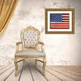 thumbnail image 3 of Medley, Elizabeth 18x15 Gold Ornate Wood Framed with Double Matting Museum Art Print Titled - American Flag, 3 of 4