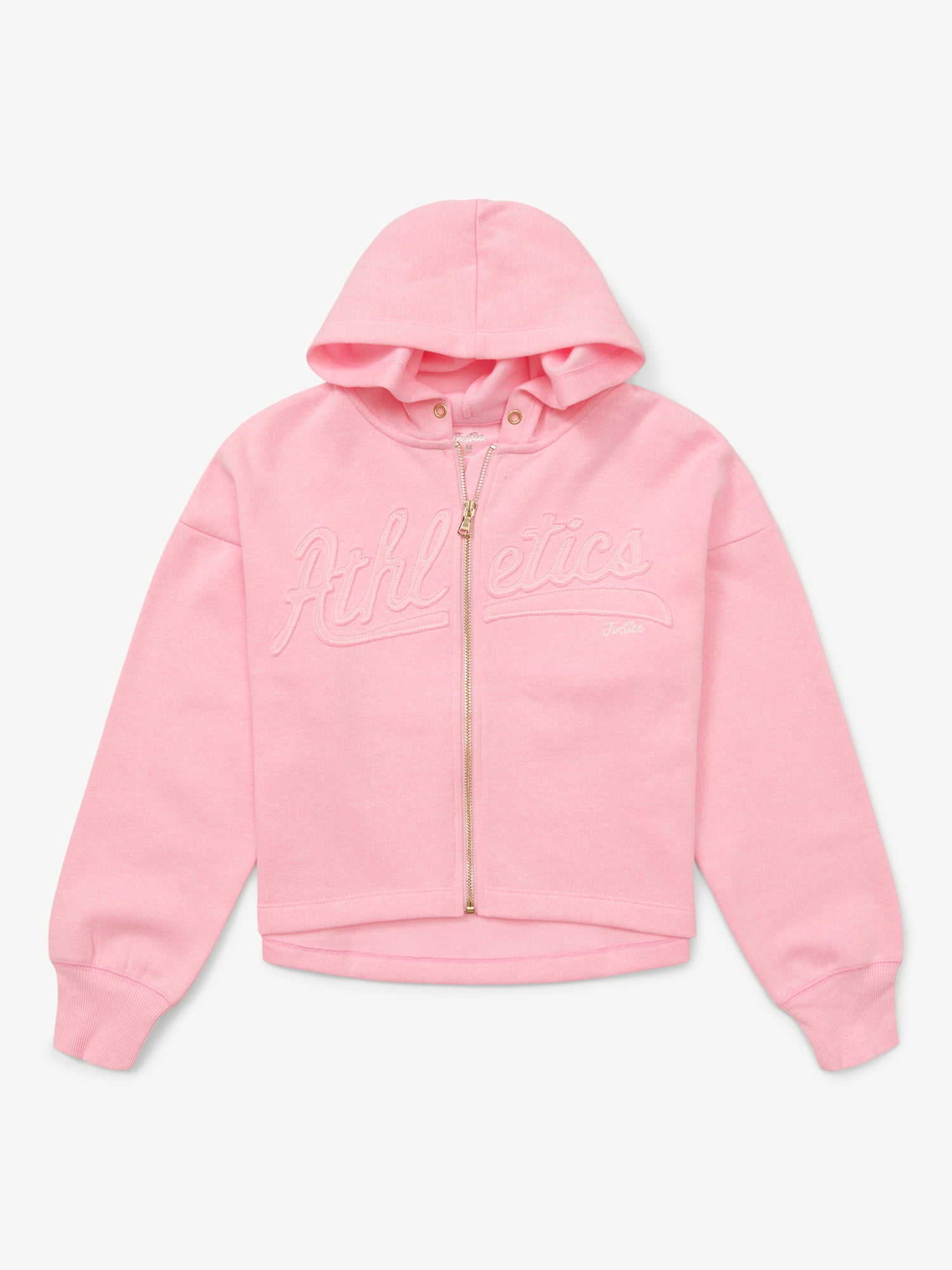 Justice Girls Full Zip Fleece Hoodie, Sizes XS - XLP