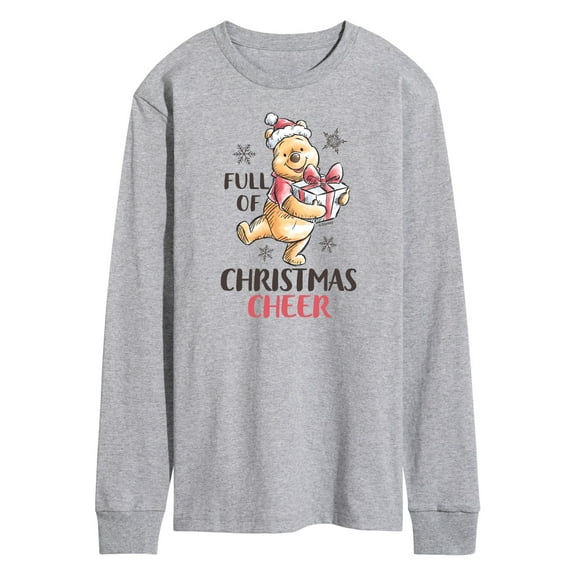 Disney Winnie The Pooh - Full of Christmas Cheer - Men's Long Sleeve T-Shirt