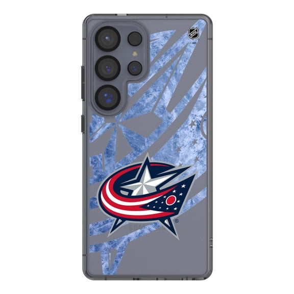 Columbus Blue Jackets Galaxy Clear Ice Case