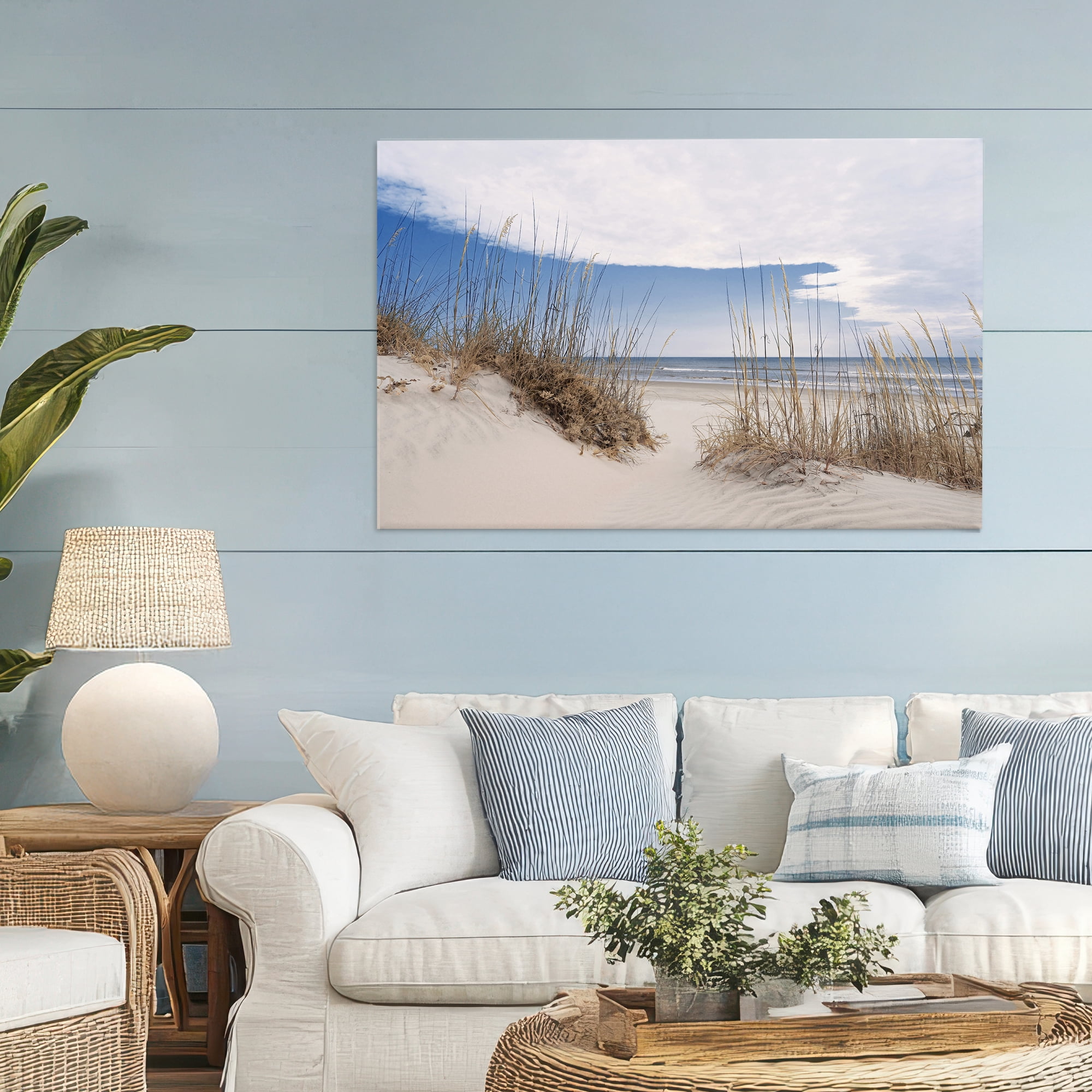 Stupell Industries Sea Oats Along Sandy Dunes Canvas Wall Art, design by Natalie Carpentieri