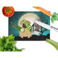 thumbnail image 2 of Caroline's Treasures Halloween Scary Pug Brown Glass Cutting Board Large, 2 of 2