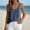 *Navy, variant on ClodeEU Women's Button Down V Neck Sleeveless Tank Top, Loose Fit Blouse for Summer Beige,Women's Plus L