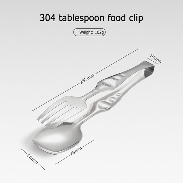Pinzas para parrilla de cocina, Clip de comida para asar de acero inoxidable para Picnic, senderismo, Camping