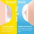 thumbnail image 3 of 2 protectores de pezones de silicona para lactancia, 3 of 8