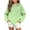 Green, variant on CYRBOKO Pullover Hoodies for Girls Size 10-12, Warm Casual Gradient Long Sleeve Fall Winter Top Navy