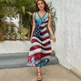 thumbnail image 5 of 4th of July Art Sleeveless Dress Women's Summer Suit Dresses for Women 2025 Luxury Party Dress, 5 of 7