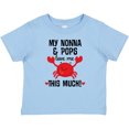 thumbnail image 3 of Inktastic Nonna and Pops Love Me Grandchild Boys or Girls Baby T-Shirt, 3 of 5