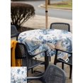 thumbnail image 4 of Outdoor Tablecloth with Umbrella Hole & Zipper, Blue Jellyfish Coastal Square Tablecloth 60x60 Inch, Beach Starfish Nautical Coral Retro Patio Table Cover Waterproof Table Cloth for Picnic/Party, 4 of 7