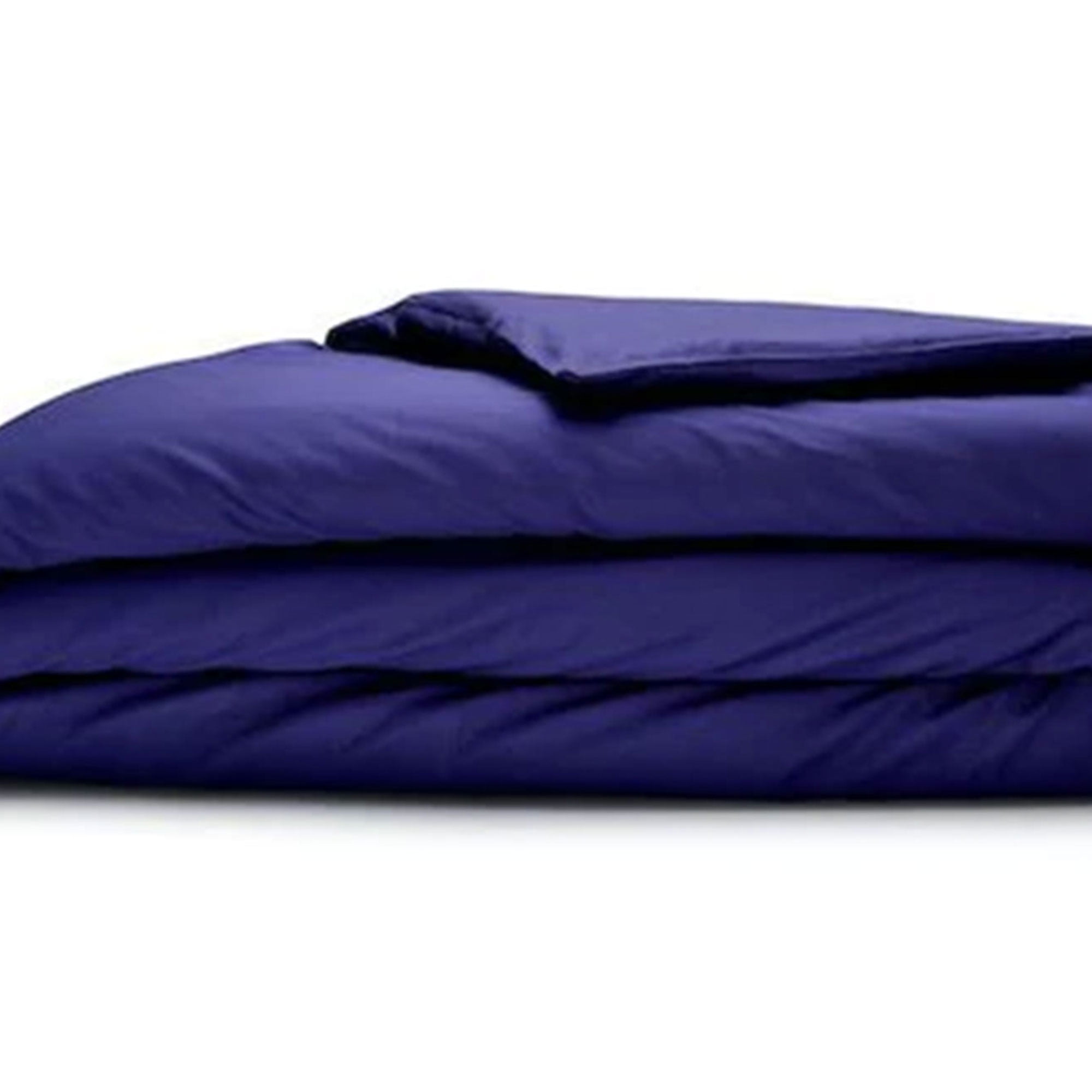 Sleepgram Supima 400 Thread Count Cotton Zippered Duvet Cover, Twin, Violet