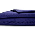 thumbnail image 7 of Sleepgram Supima 400 Thread Count Cotton Zipper Duvet Cover, Queen, Violet, 7 of 7