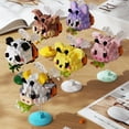 thumbnail image 5 of Creative Bee Shake Model Assembly Building Blocks Toy; suitable for people over 8 years old to assemble, suitable for building block enthusiasts, trendy toy collectors, DIY enthusiasts, holiday and b, 5 of 8