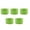 Green, variant on Walbest 5 Pcs/Set Empty Makeup Jar Pot Travel Face Cream/Lotion/Cosmetic Containers