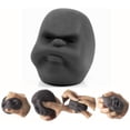 thumbnail image 1 of ZHAOCHENG (Negro, enfurruñado) Divertidas bolas de emoción de cara humana, perfumadas, juguetes para aliviar el estrés, juguetes para aliviar el estrés para niños y adultos, juguetes sensoriales para, 1 of 4