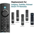 thumbnail image 4 of Voice Remote Control Replacement for Fire Smart Tv(Toshiba, Insignia, AMZ Onmi, Pioneer), Compatible for Tv Stick(4K, 2nd n, 3rd n, Life), for AMZ Smart Tv Cube, 4 of 5