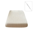 thumbnail image 3 of sgcylowq Fitted Sheet Twin Size, Stripe Bed Sheet with All-Around Elastic Washed Microfiber, Deep Pocket Fits Mattresses Up to 15", Breathable, Wrinkle Free, Fade Resistant,Easy Care, 3 of 6