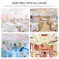 thumbnail image 2 of Kit de cortinas de techo Boldworks para bodas, tienda de campaña, color blanco, 2 of 5