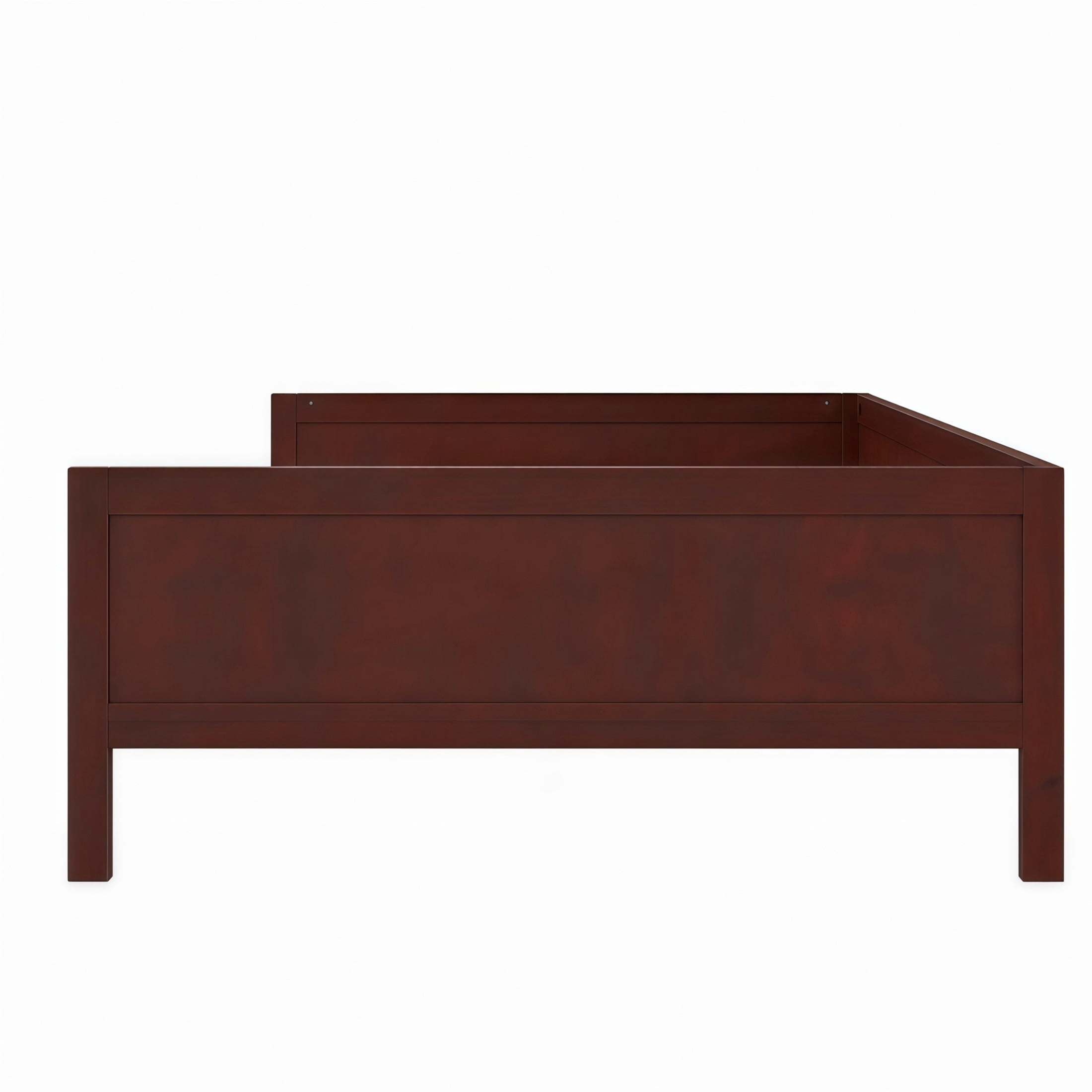 GDF Studio Onus Twin Size Wood Daybed with Slat Support, Space-Saving Sofa Bed for Bedroom & Guest Room, Dark Walnut