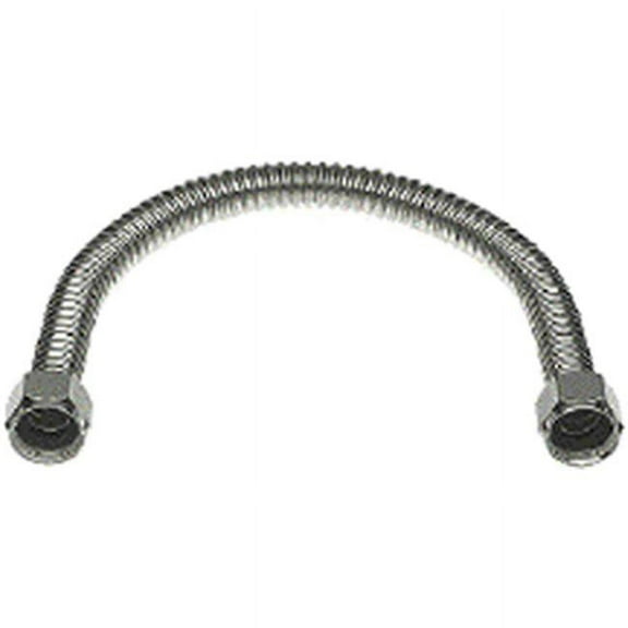 Danco AquaFlo 3/4 in. FIP X 3/4 in. D FIP 24 in. Stainless Steel Water Heater Supply Connector