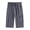 Grey, variant on Capri Pants for Women Spring Summer Lightweight Plus Size Elastic Waist Loose Fit Wide Straight Leg Capris with Pockets