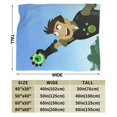 thumbnail image 3 of Wild Kratts Blanket, Super Soft Throw Blanket For Couch Sofa Bed, Cozy Lightweight Warm Flannel Blanket, 60"X50", 3 of 9