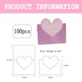 thumbnail image 2 of 100Pcs Mother's Day Heart Greeting Cards Foldable Love Heart Greeting Cards - 7cm x 9cm, 2 of 6