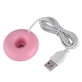 thumbnail image 1 of Portable Mini Doughnut Shaped USB Atomization Humidifier, Small Air Humidifiers for Car, Office, Travel with 2 Mist Modes, 28dB Quiet Cool Mist Air Humidifier for Home Baby, 1 of 7
